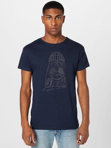 Derbe Shirt 'Walross' in Blue: front
