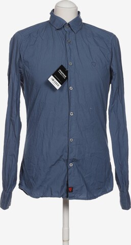 STRELLSON Button Up Shirt in S in Blue: front