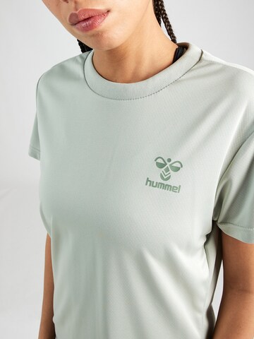 Hummel Λειτουργικό μπλουζάκι 'Active' σε πράσινο