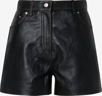 Wide leg Pantaloni di IRO in nero: frontale