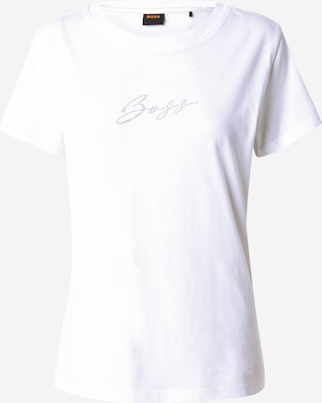 Tricou 'Esogo' de la BOSS pe alb: față