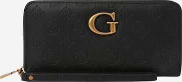 GUESS Wallet 'Vibe' in Black: front