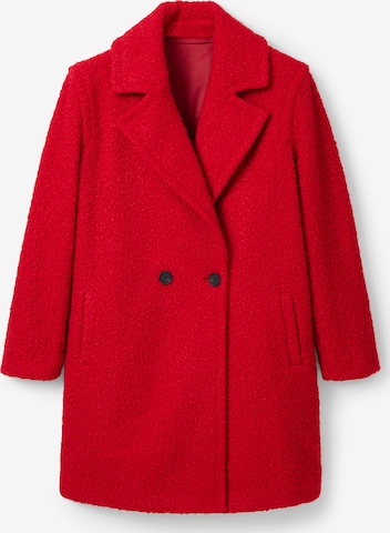 Palton de primăvară-toamnă de la Desigual pe roșu: față