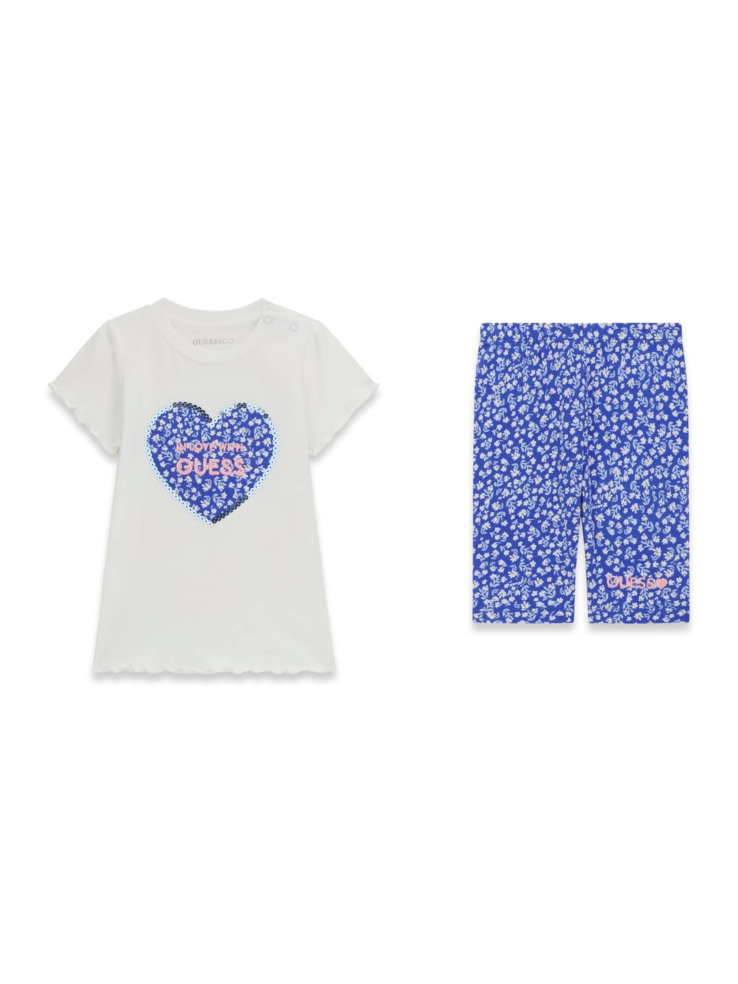 GUESS Set in White: front