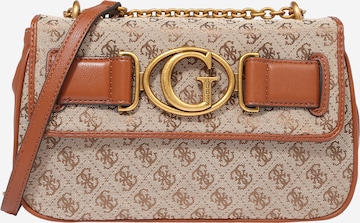 GUESS - Bolso de hombro 'Aviana' en beige: frente