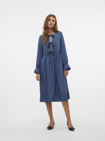 VERO MODA Shirt Dress 'MELANEY' in Blue