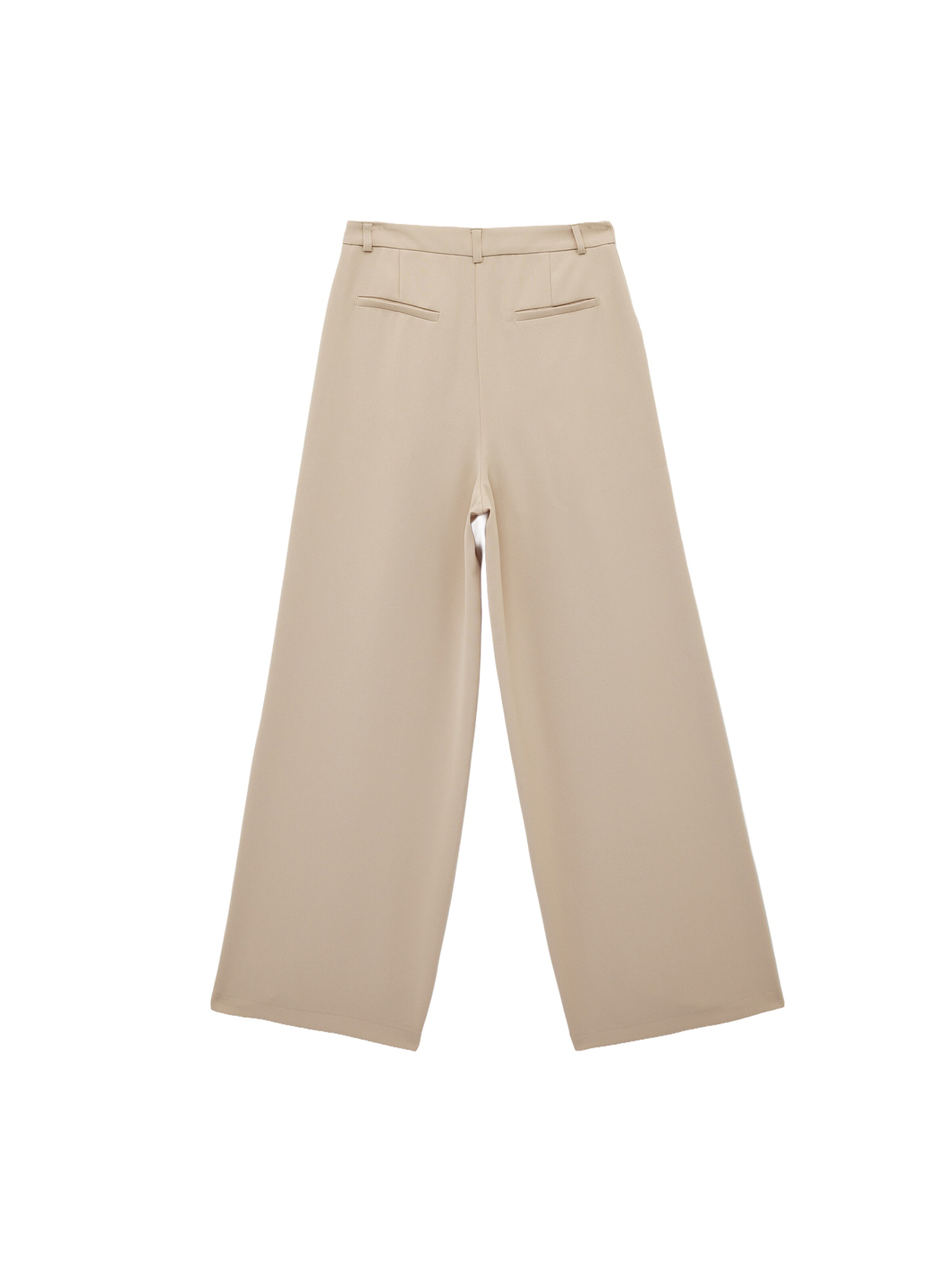 Koton Wide leg Pleat-front trousers in Brown