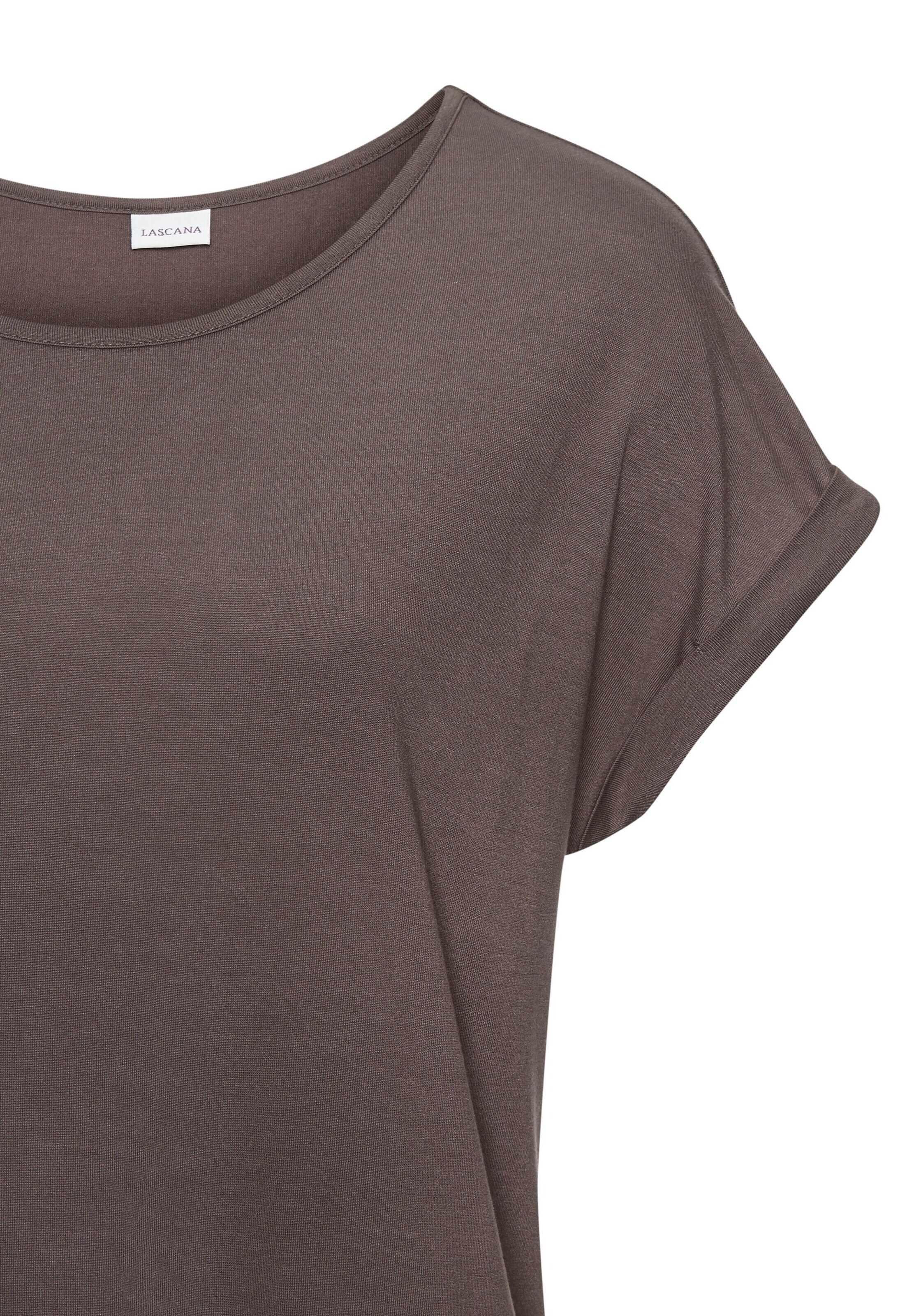 brūns LASCANA T-Krekls
