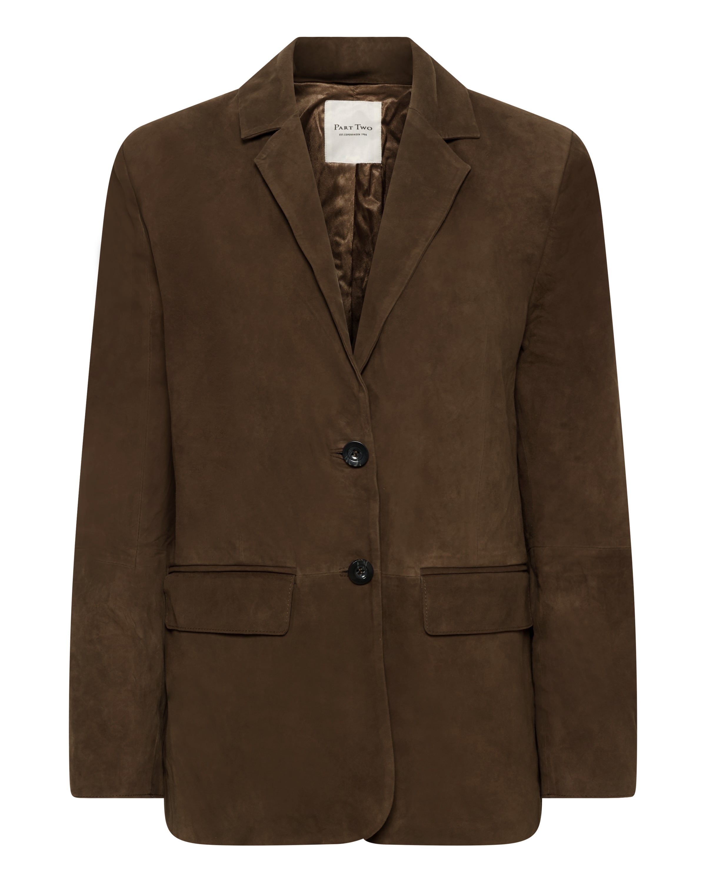 Part Two Blazer in Brown: front