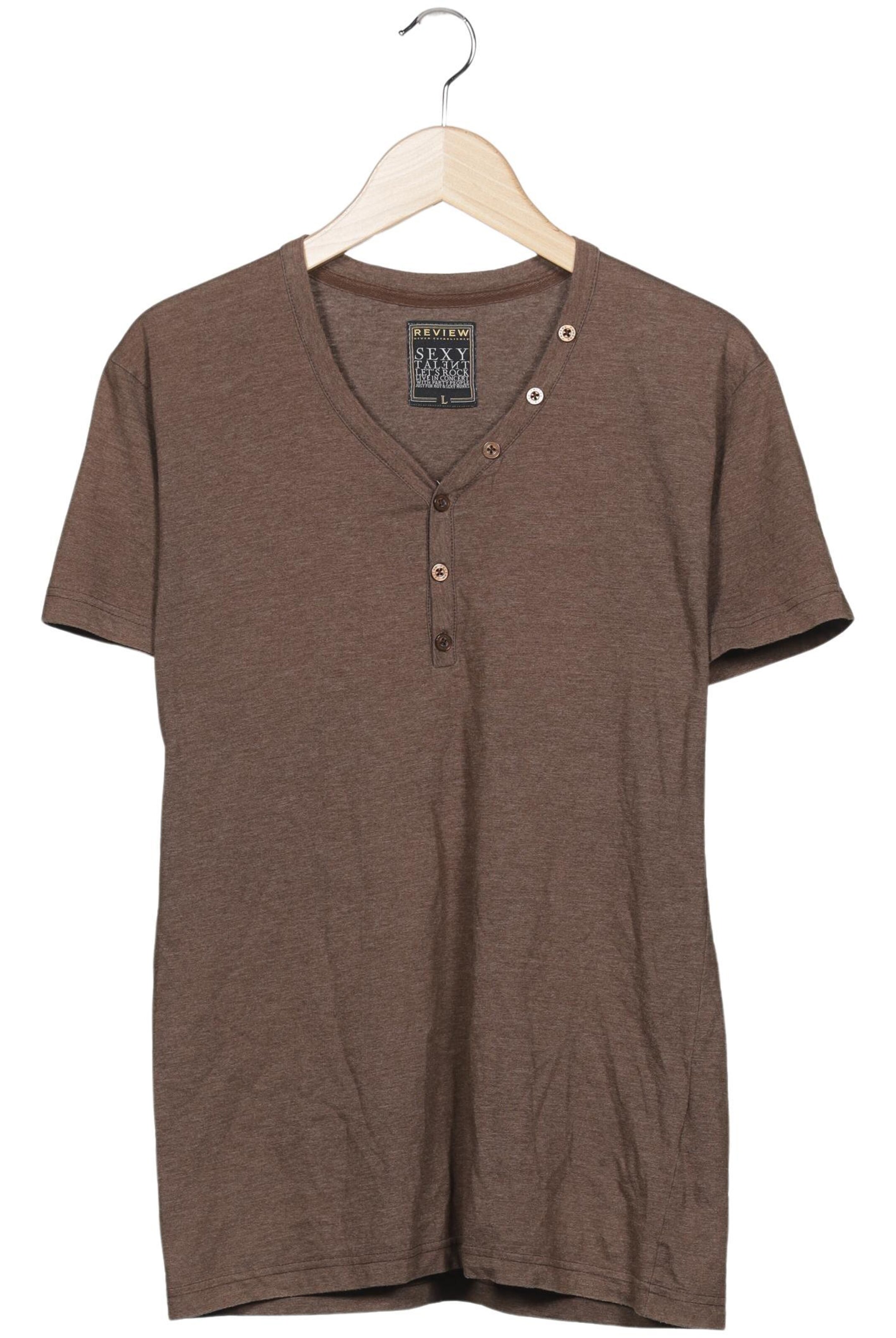 Review Shirt in L in Brown: front