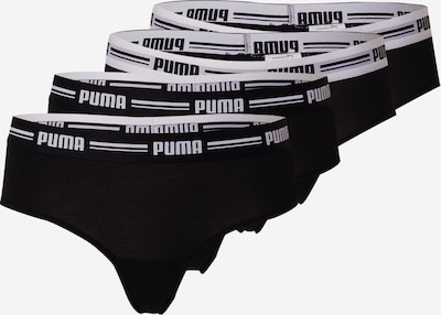 PUMA Slip en noir / blanc, Vue avec produit