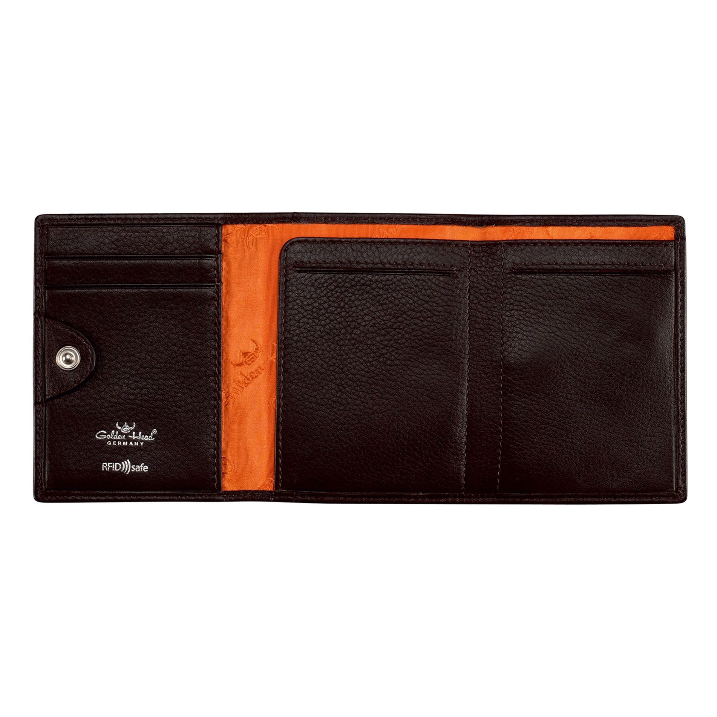 GOLDEN HEAD Portemonnaie 'Capri' in Braun