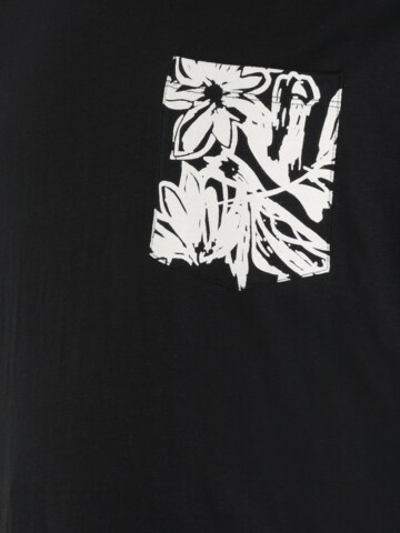 T-Shirt 'Lafayette' Jack & Jones Plus en noir