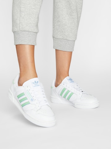 ADIDAS ORIGINALS Sneaker low 'CONTINENTAL 80' i hvid: forside