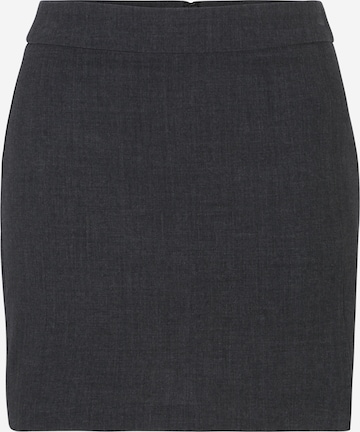 Pieces Petite Rok 'LUISA' in Grijs: voorkant