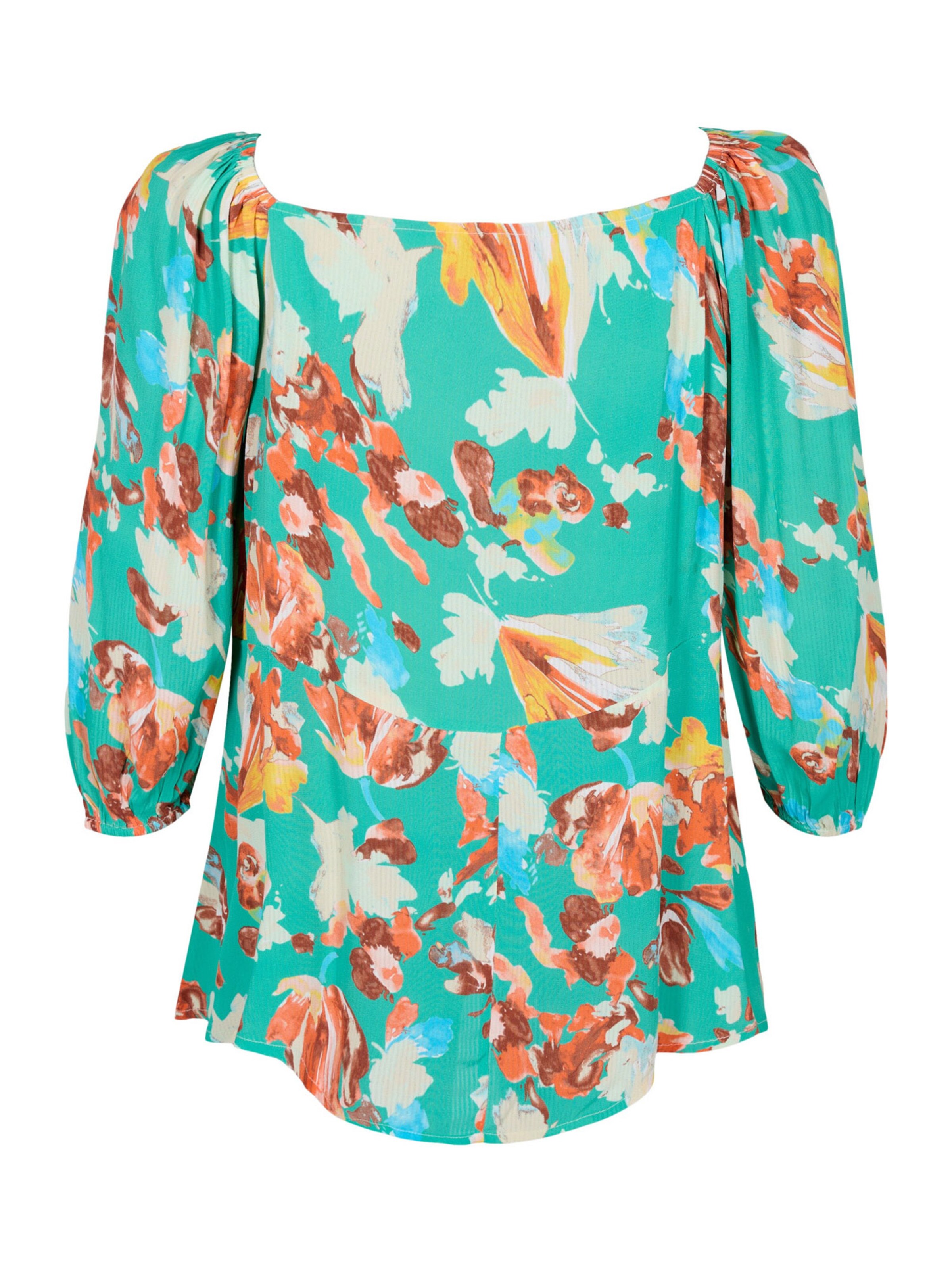 Camicia da donna 'MMIYA' di Zizzi in verde