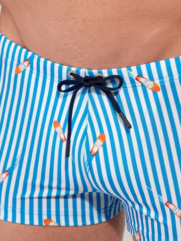 HOM Badeshorts ' Swim Shorts Viareggio ' in Blau