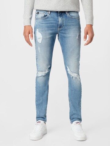 Jean Calvin Klein Jeans en bleu : devant