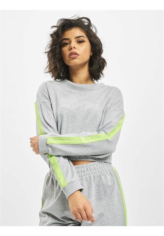 DEF Sweatshirt 'Chelsea' in Grau: predná strana