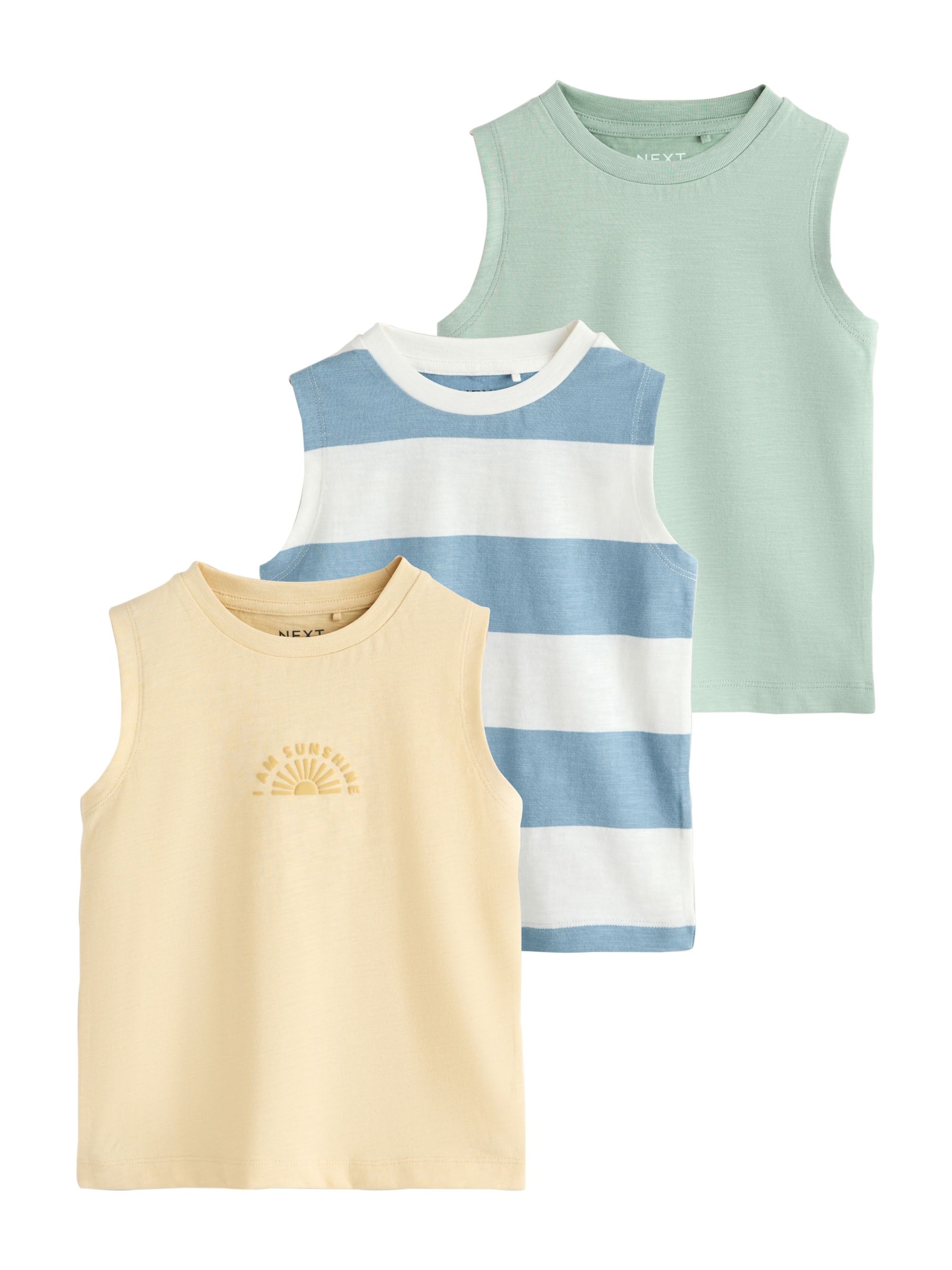 Next Shirt in Blue: front