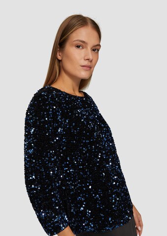 s.Oliver BLACK LABEL Blouse in Blauw: voorkant