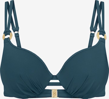 TRIUMPH Bügel-Bikini-Top ' Summer Twist ' in Blau: Vorderseite