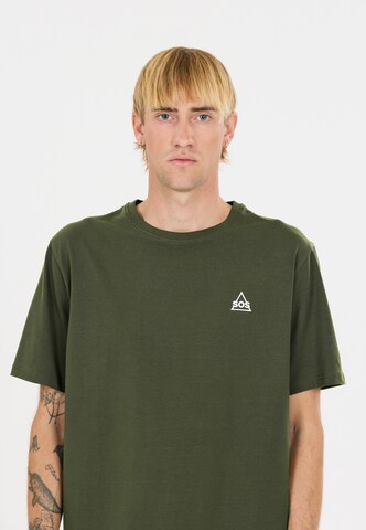 SOS Shirt 'Mera' in Green