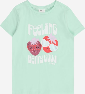 s.Oliver Shirt in Grün: Vorderseite