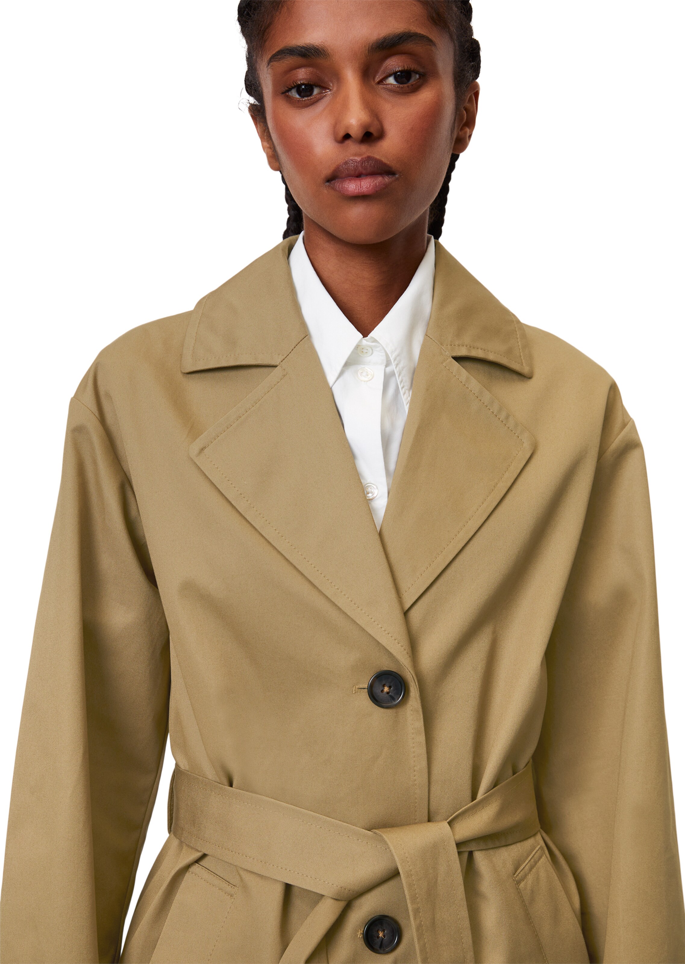 Marc O'Polo Демисезонное пальто в Коричневый