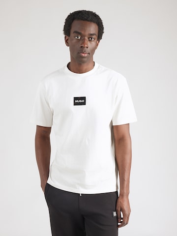 HUGO Футболка 'Dumeon' в Бежевый: спереди