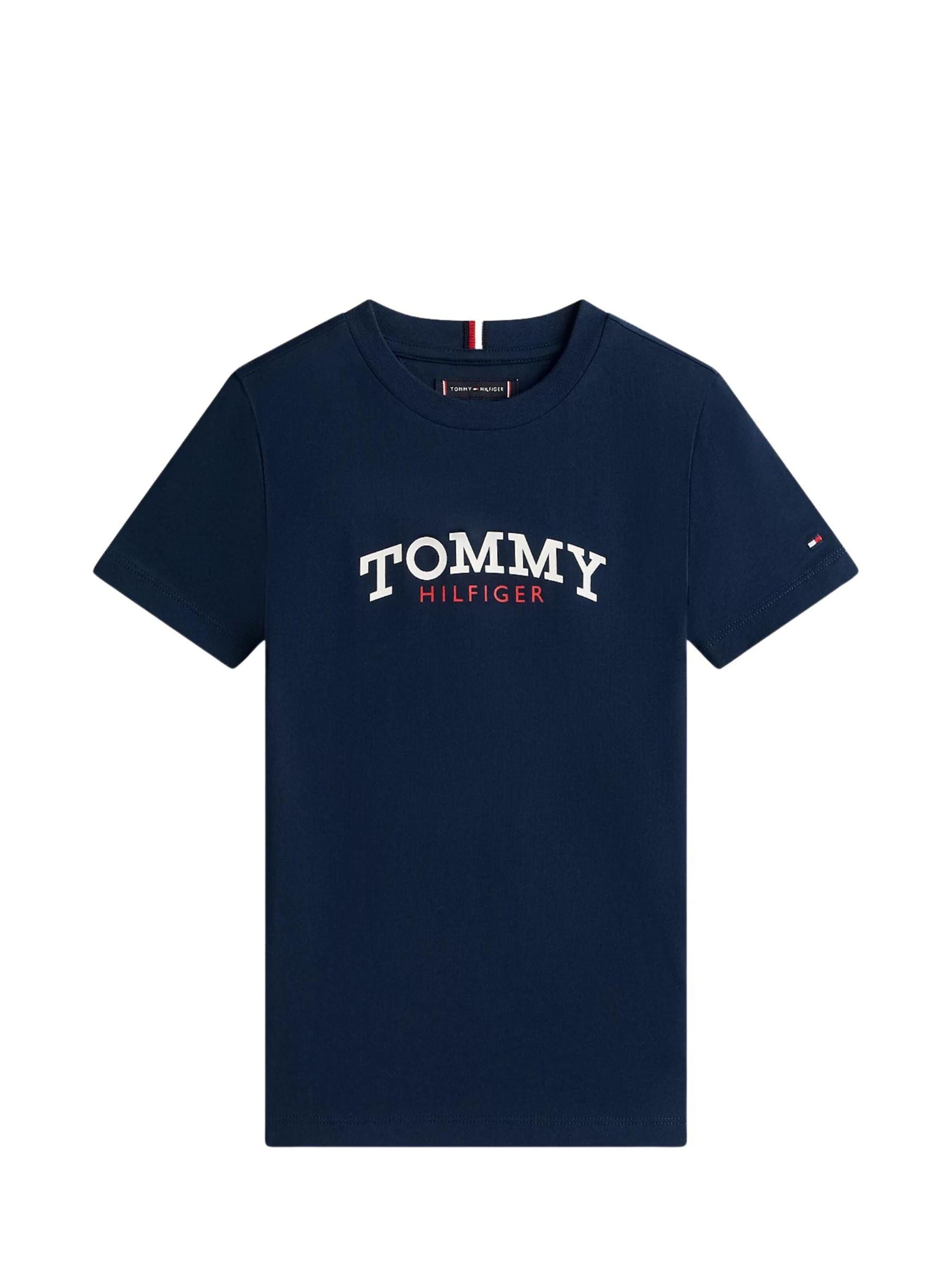Maglietta di Tommy Hilfiger Kids in blu: frontale