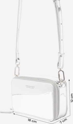 Seidenfelt Manufaktur Crossbody bag 'Falun' in Silver