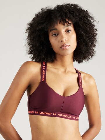 UNDER ARMOUR Bustier Sports-BH i rød: forside