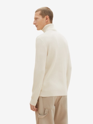 TOM TAILOR Pullover in Beige