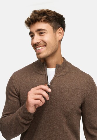 INDICODE JEANS Sweater 'INMargous' in Brown