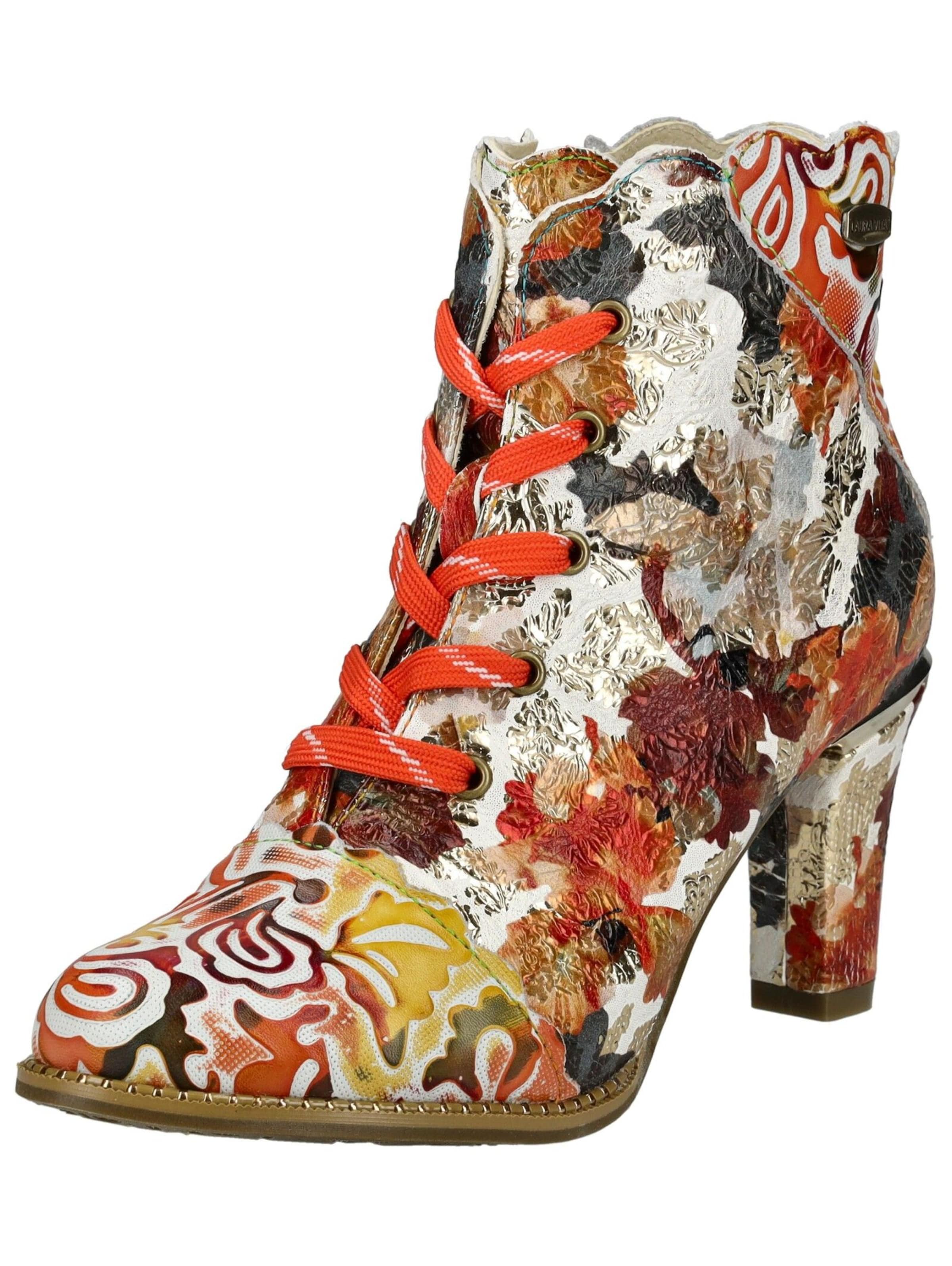 Laura Vita Veterlaarsjes in Oranje: voorkant