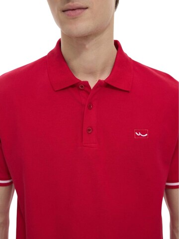 T-Shirt 'Polo Shirt' LTB Jeans en rouge