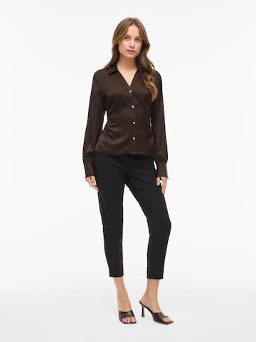 VILA Blouse 'VIKASSIA' in Bruin