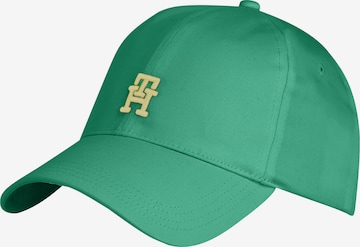 TOMMY HILFIGER Cap in Green: front