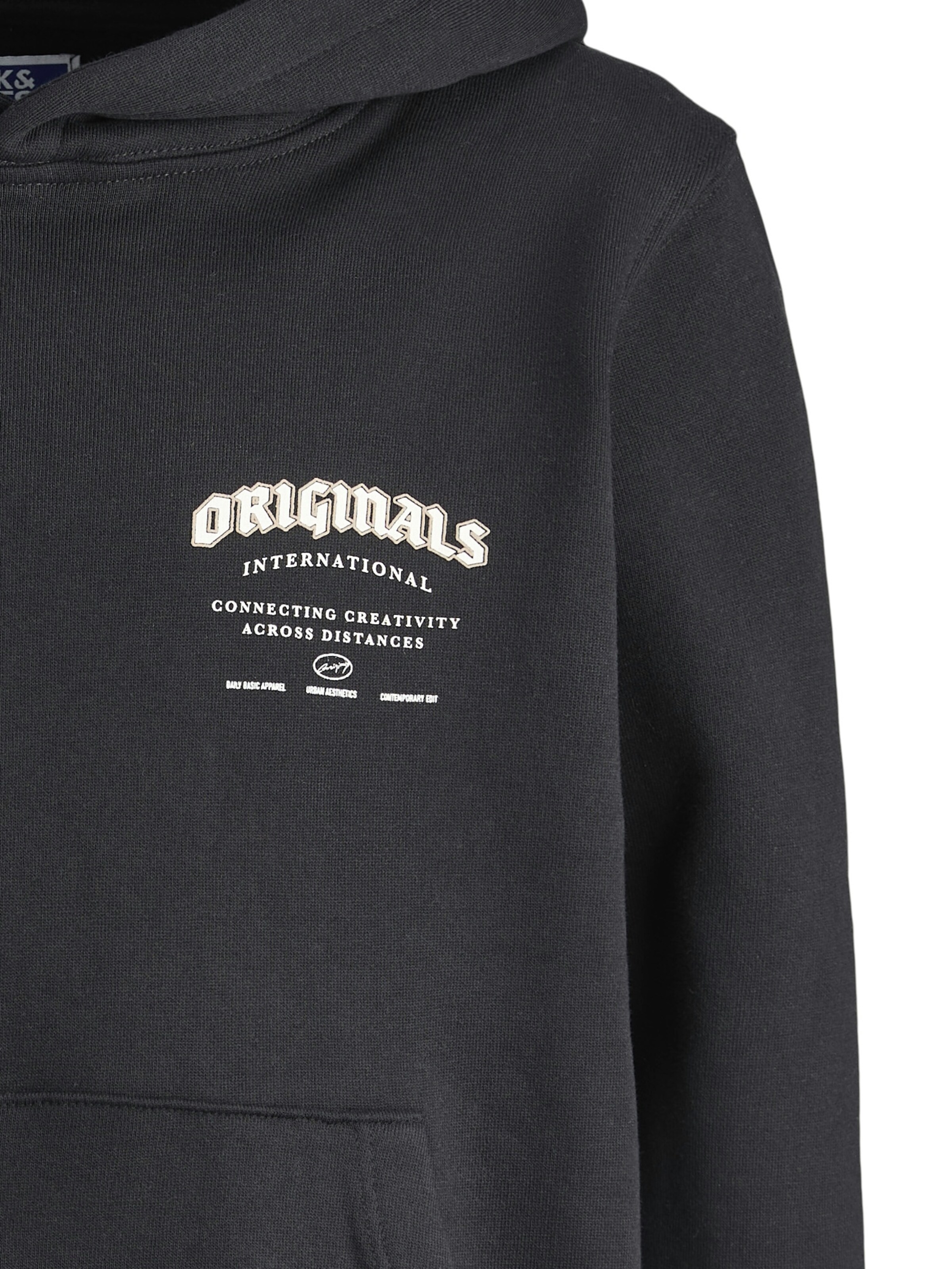 Jack & Jones Junior - Sweatshirt 'Meadows' em preto