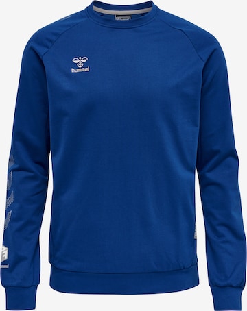 Hummel Sportsweatshirt 'Move' in Blauw: voorkant