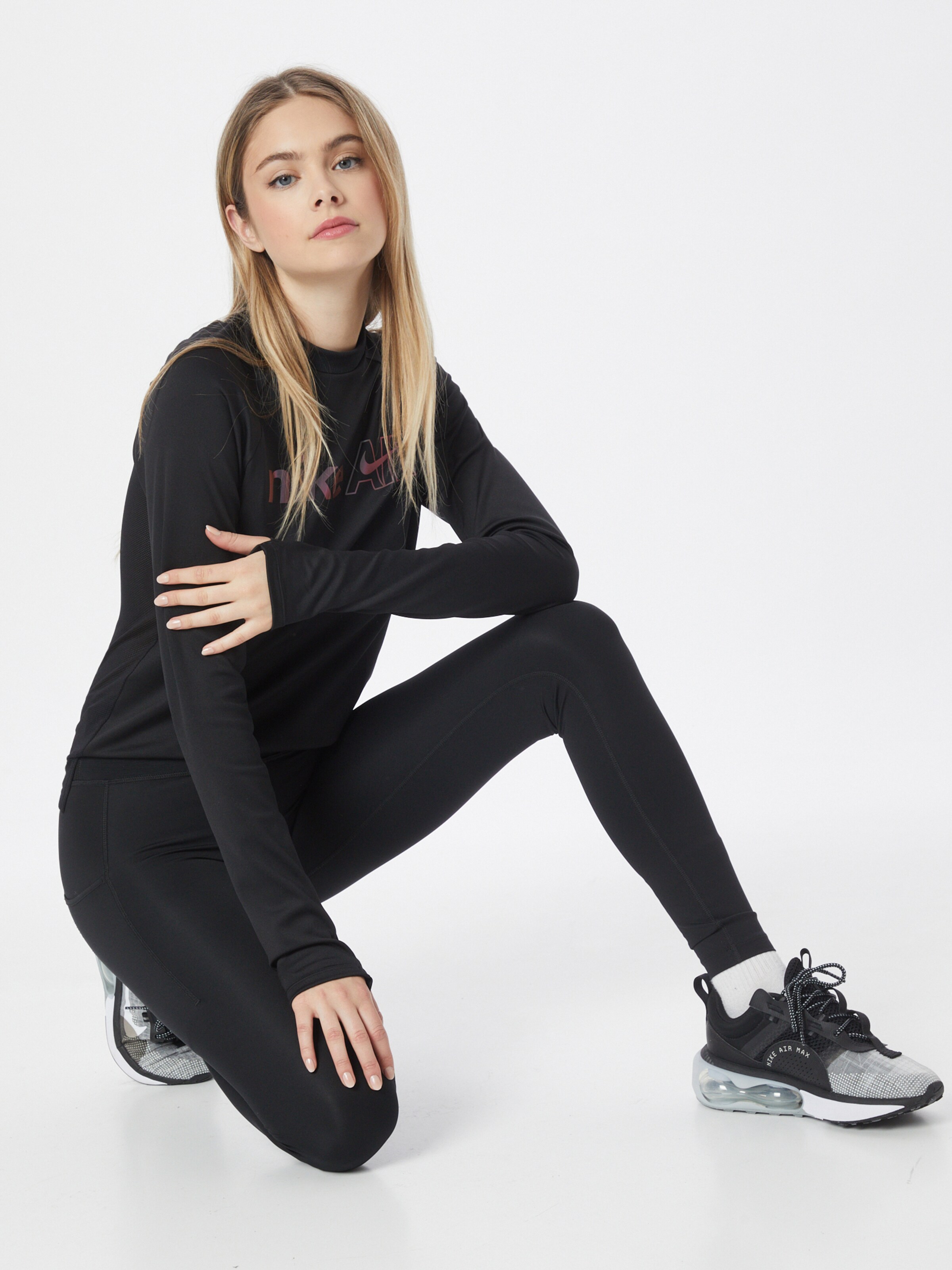 Frauen Sportarten NIKE Funktionsshirt in Schwarz - PB48877 Frauen Sportarten NIKE Funktionsshirt in Schwarz - PB48877