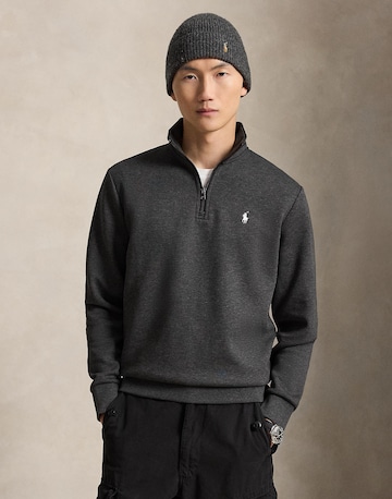 Bluză de molton de la Polo Ralph Lauren pe gri: față