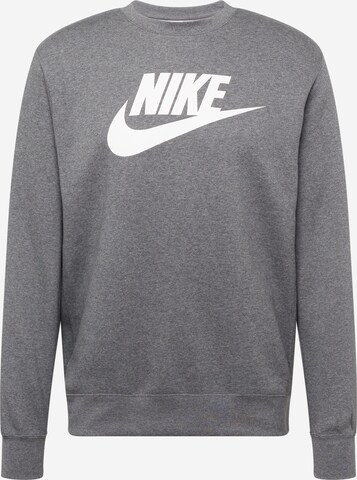 Nike Sportswear Спортивный свитшот в Серый: спереди