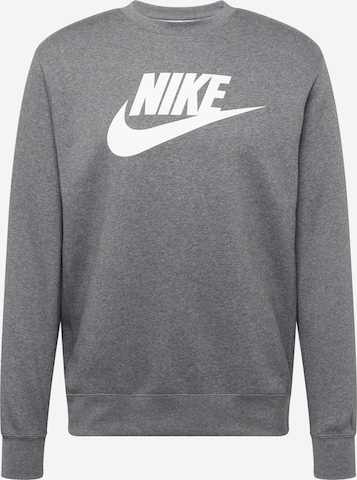 Sweat de sport Nike Sportswear en gris : devant