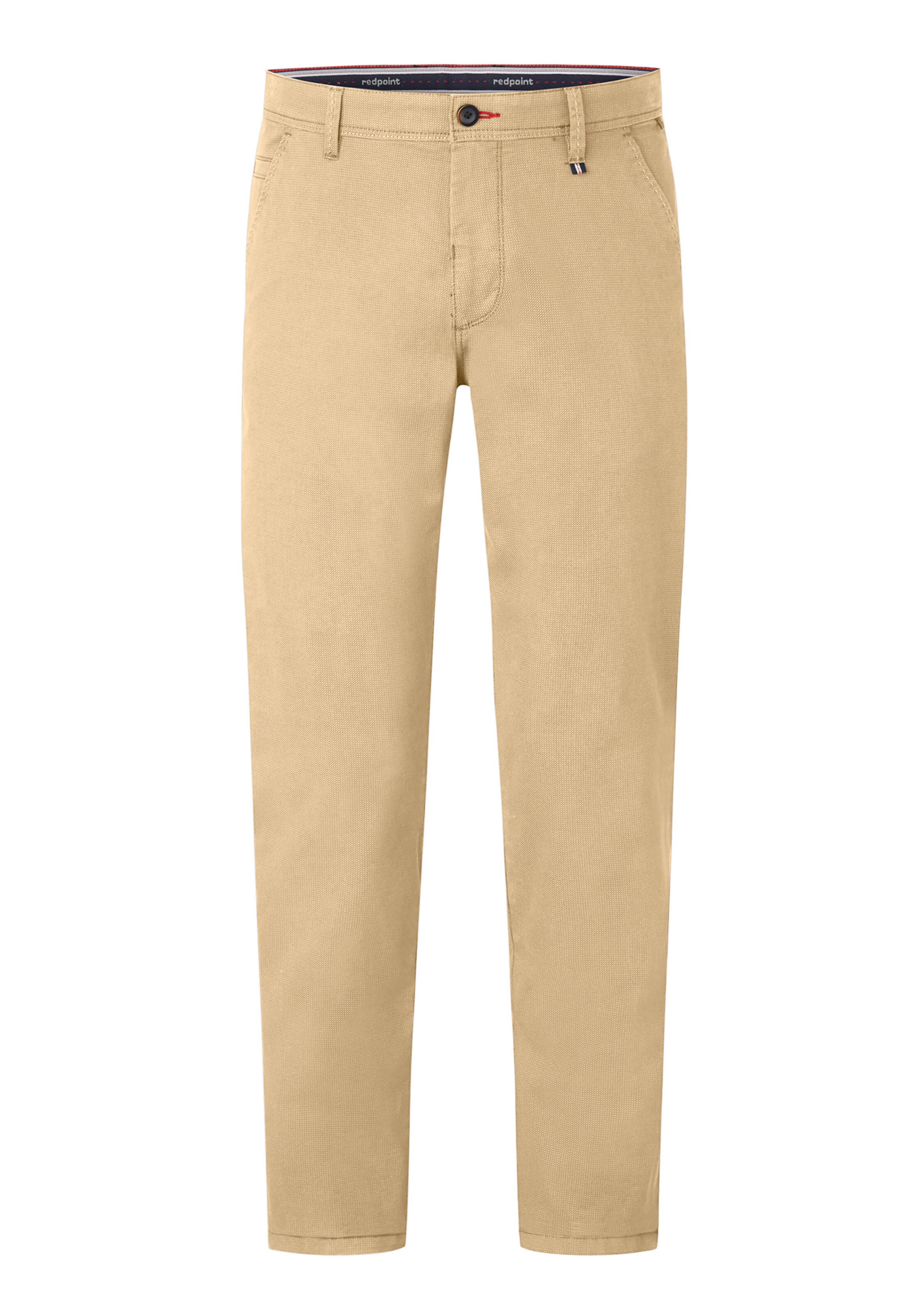 REDPOINT Slim fit Chino Pants in Beige: front