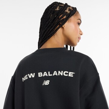 Sweat-shirt new balance en noir