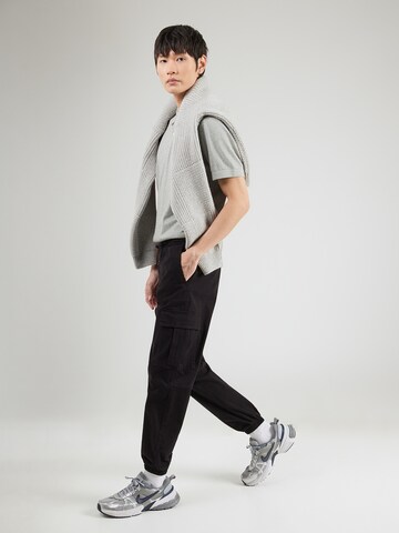 JACK & JONES - Tapered Pantalón cargo en negro