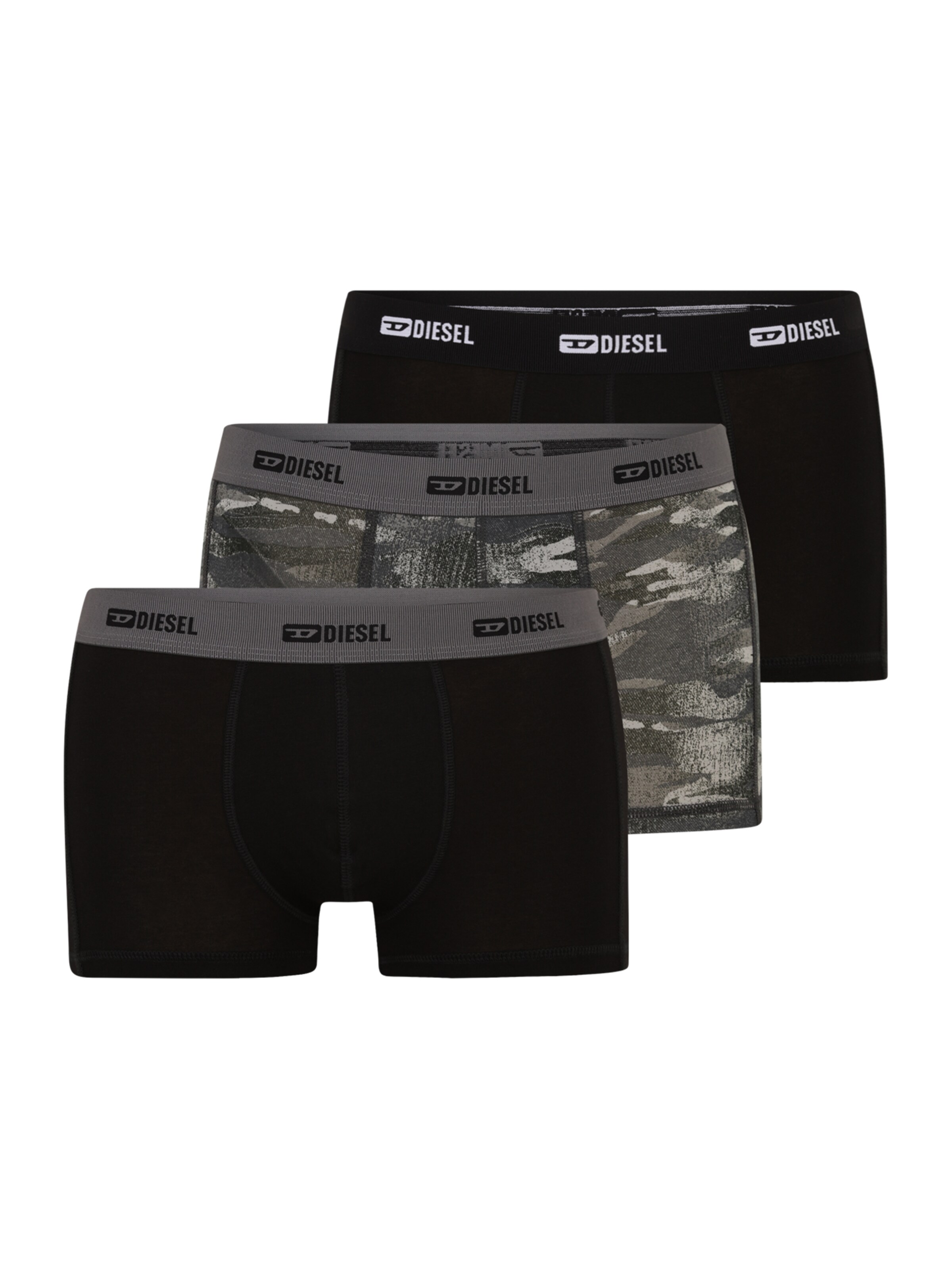 DIESEL Boxerky 'DAMIEN' – šedá: přední strana