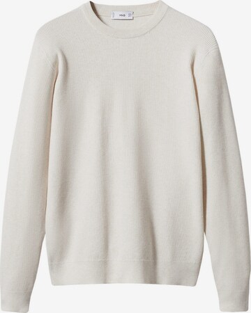 MANGO MAN Pullover 'ANTIGUA' in Beige: predná strana